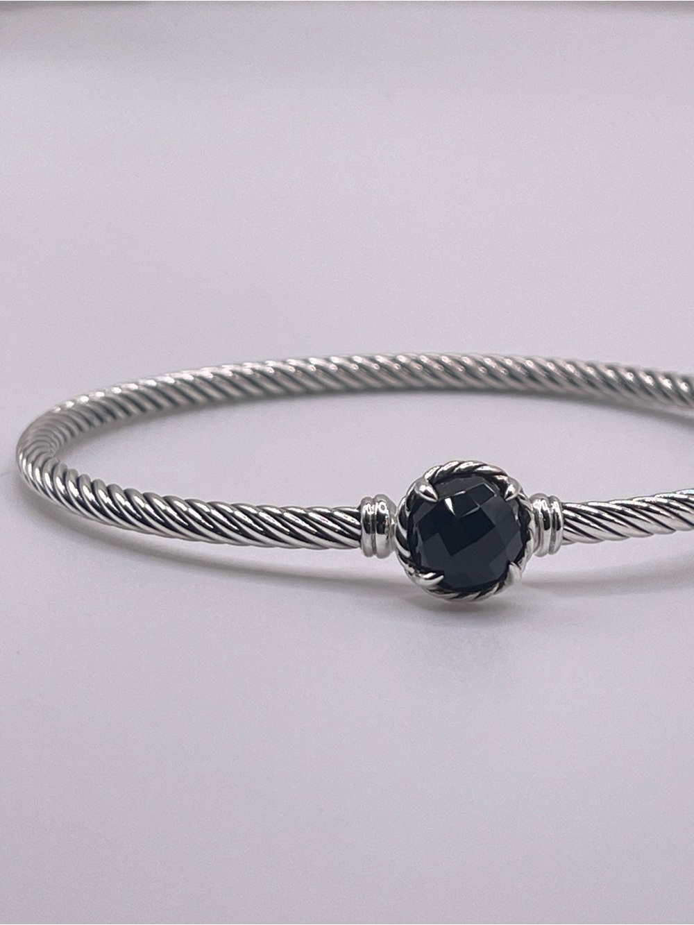David Yurman Chatelaine Bracelet with Black Onyx - Picture 8 of 15